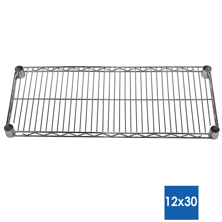 12"d Chrome Wire Shelves