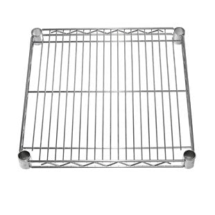 18"d Chrome Wire Shelves