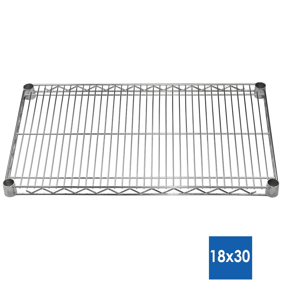 18"d Chrome Wire Shelves