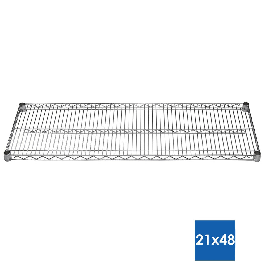 21"d Chrome Wire Shelves