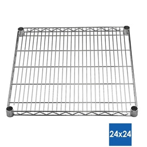 24"d Chrome Wire Shelves