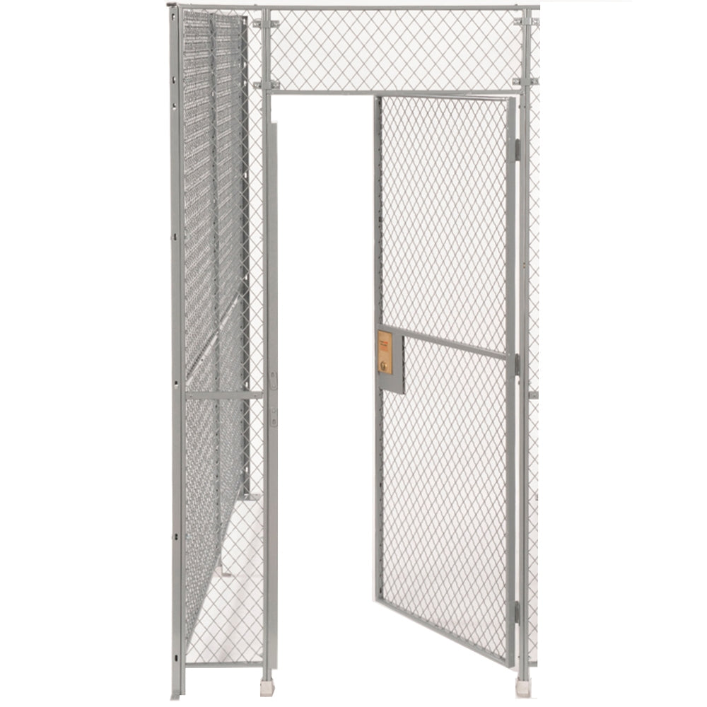 8'h 2-Sided Woven Wire Security Cages