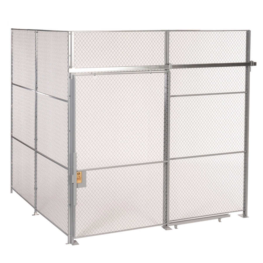 10'h 2-Sided Woven Wire Security Cages