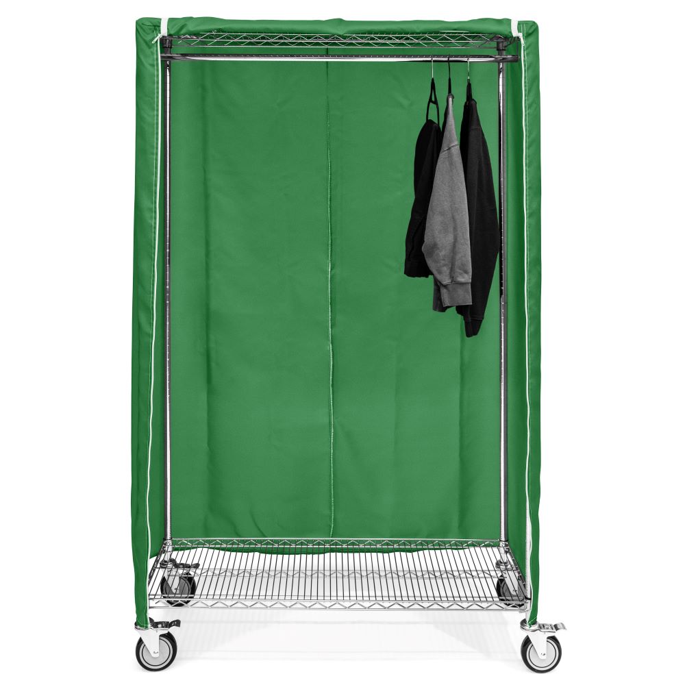 24"d 200 Denier Nylon Cart Covers - Kelly Green