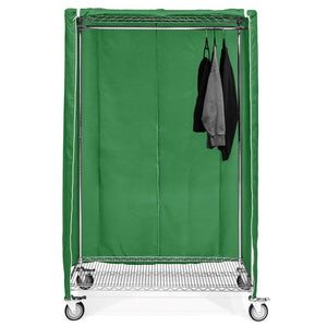 24"d 200 Denier Nylon Cart Covers - Kelly Green