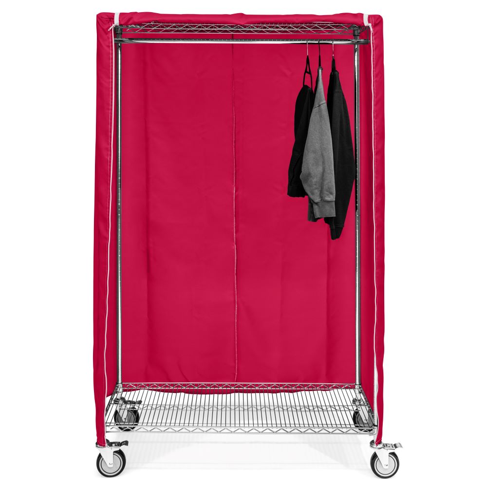 24"d 400 Denier Nylon Cart Covers - Red