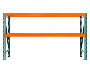 SPECIAL BUY 48"d x 120"h 2-Tier Teardrop Pallet Rack Starter Units