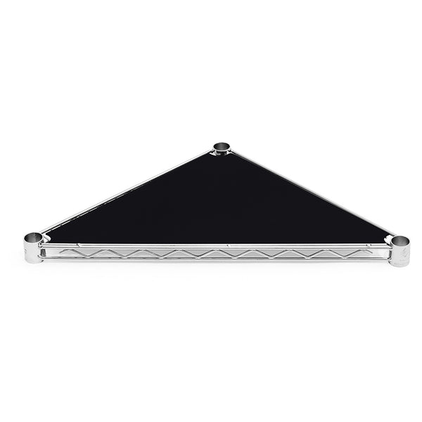 Triangle Plastic Wire Shelf Liners - Black, Gray, White