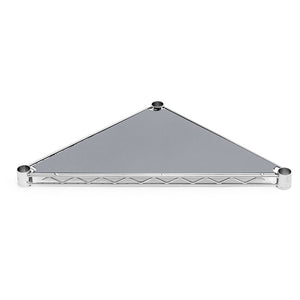 Triangle Plastic Wire Shelf Liners - Black, Gray, White