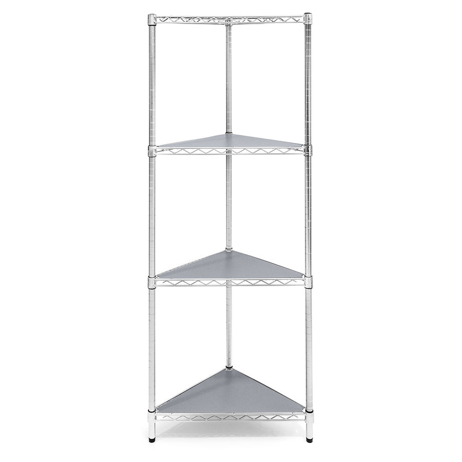 Triangle Plastic Wire Shelf Liners 2-Pack - Black, Gray, White