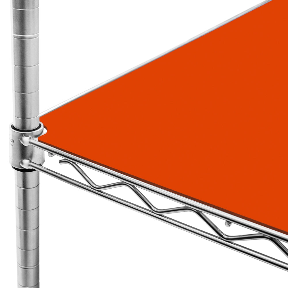 *BOGO SPECIAL* 12"d Plastic Wire Shelf Liners - Orange