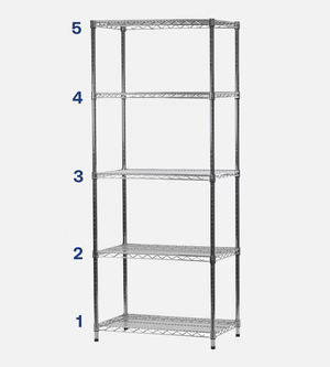 5-tier shelf