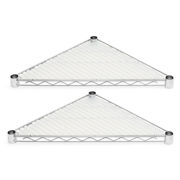 Translucent Triangle Shelf Liners - 2-Pack