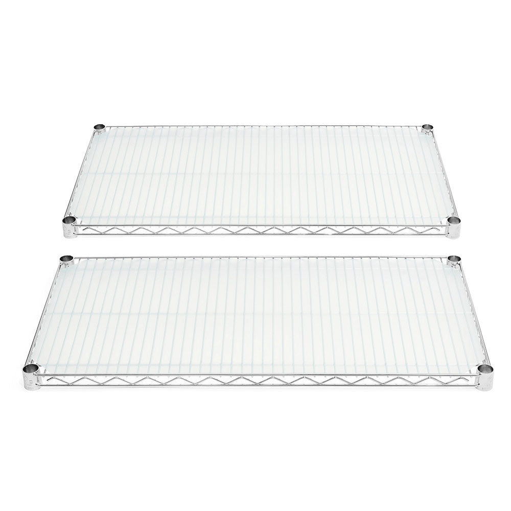 18"d Translucent Shelf Liners - 2-Pack