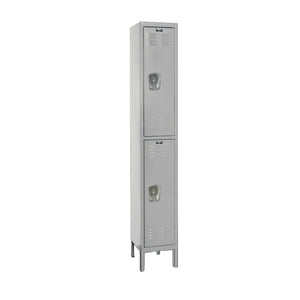 Hallowell Double-Tier 1-Wide Lockers -12"w x 36"h