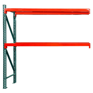 2-Tier Teardrop Pallet Rack Add-On Units - 42"d x 96"h