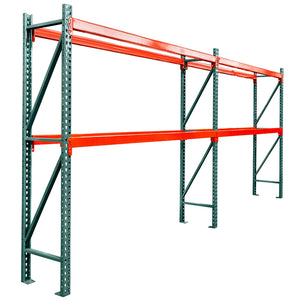 2-Tier Teardrop Pallet Rack Add-On Units - 48"d x 120"h