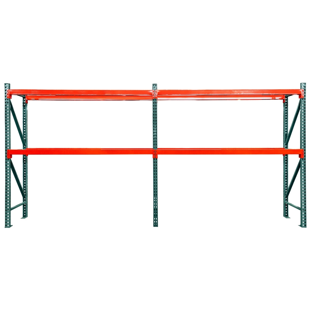 2-Tier Teardrop Pallet Rack Add-On Units - 24"d x 72"h