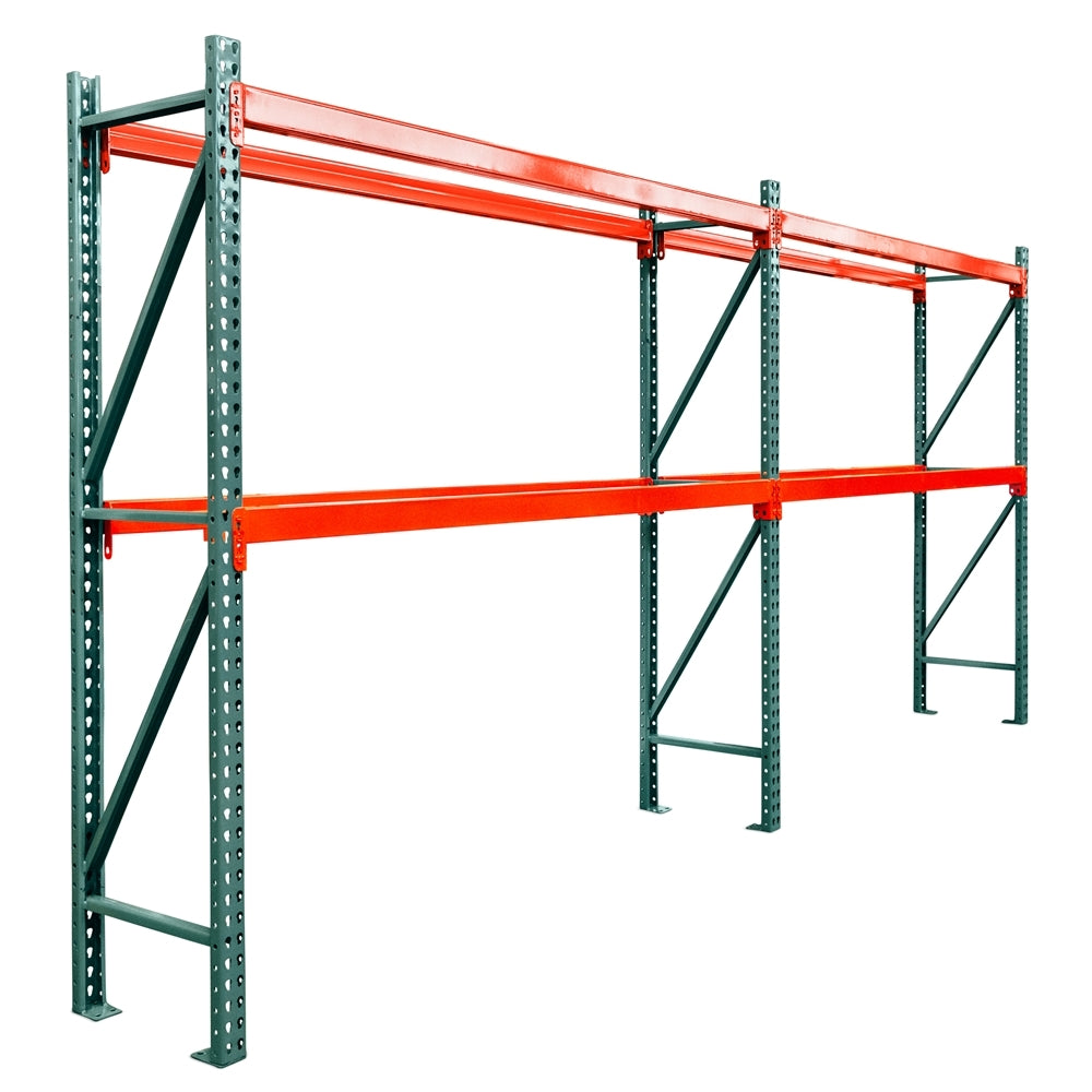 2-Tier Teardrop Pallet Rack Add-On Units - 24"d x 72"h