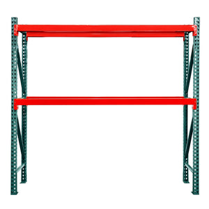 2-Tier Teardrop Pallet Rack Starter Units - 36"d x 120"h