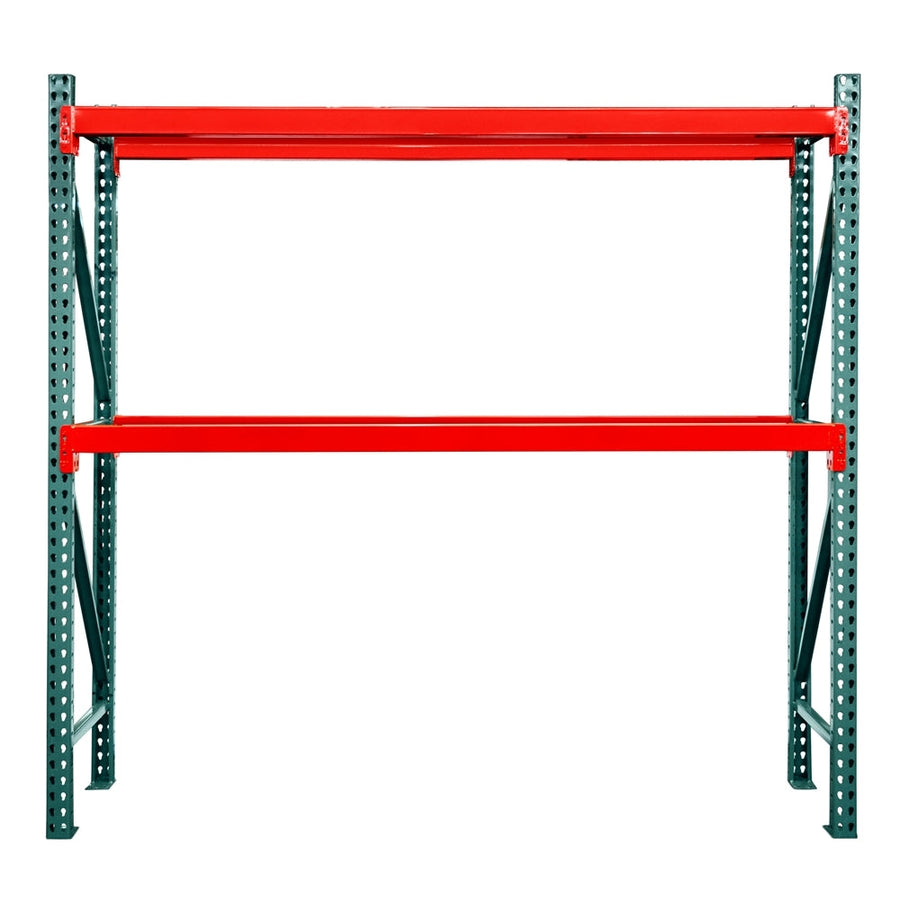 2-Tier Teardrop Pallet Rack Starter Units - 36"d x 72"h