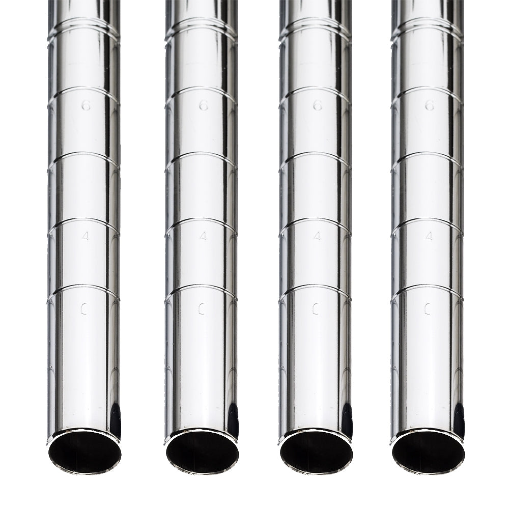 Super Erecta SiteSelect Mobile Posts - Stainless Steel - 4-Pack