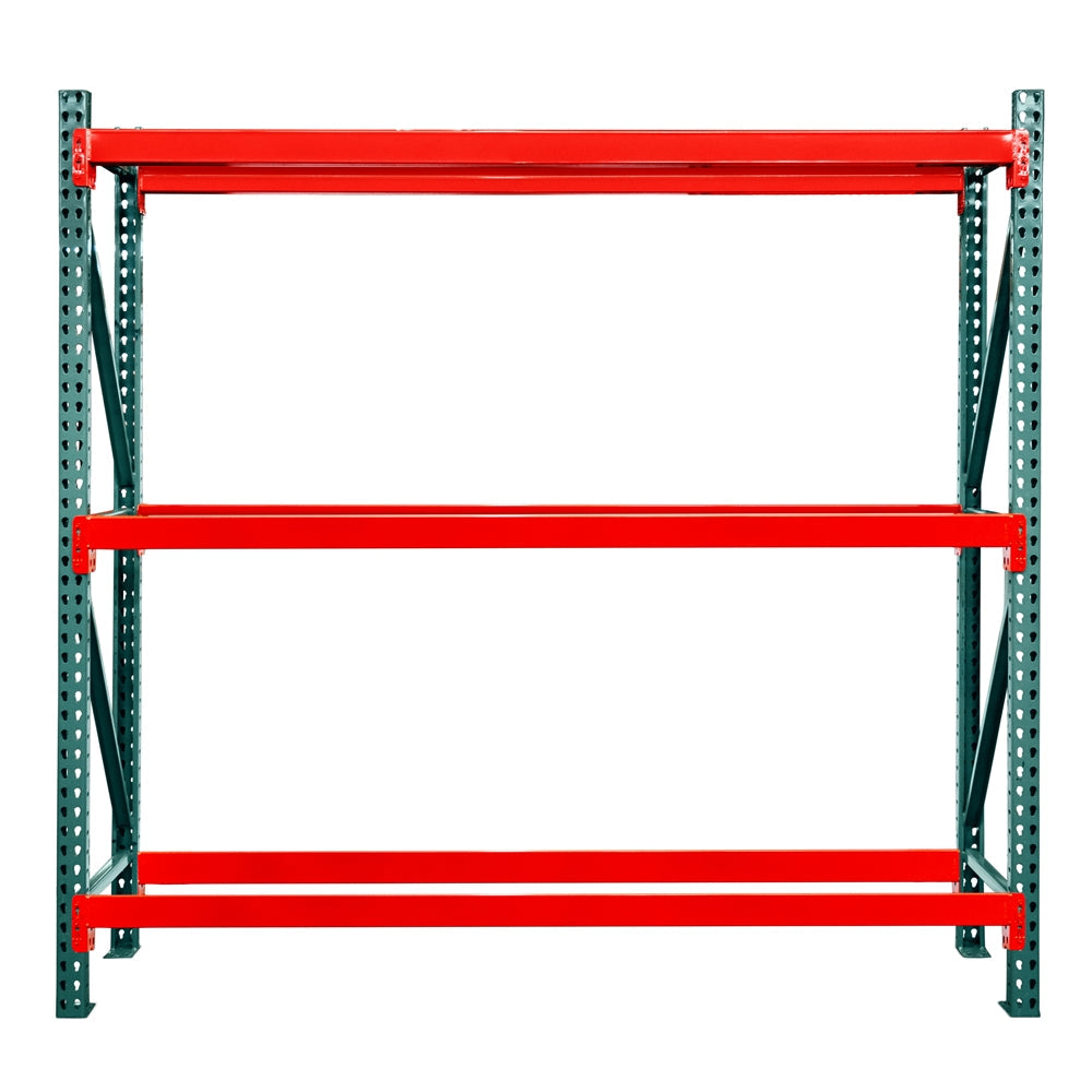 3-Tier Teardrop Pallet Rack Starter Units - 42"d x 192"h