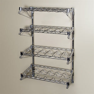 Wall Mounted Wine Racks with 4 Shelves