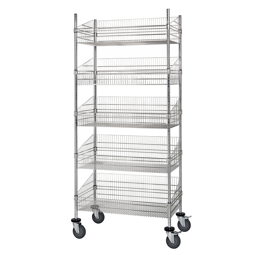 24"d Wire Basket Carts