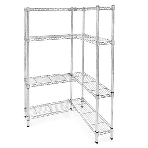 8"d x 12"w Wire Shelving Add-On Units w/ 4 Shelves