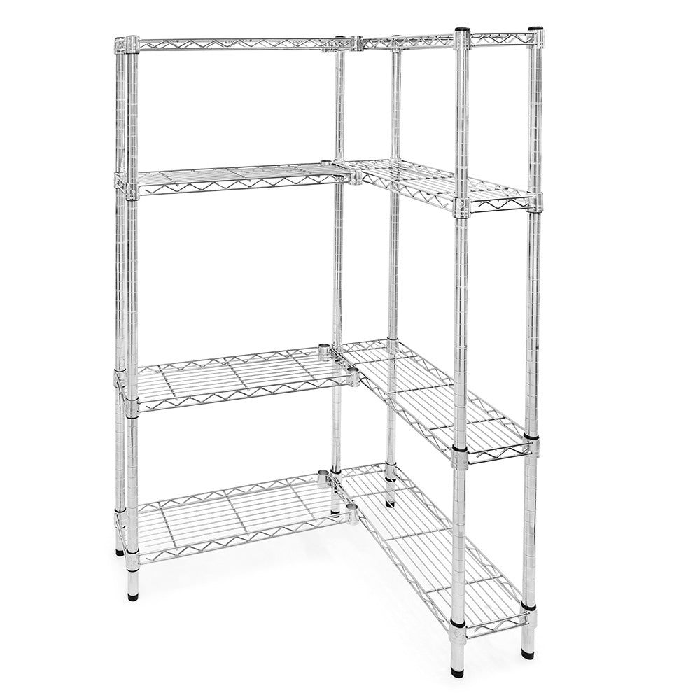 8"d x 12"w Wire Shelving Add-On Units w/ 4 Shelves