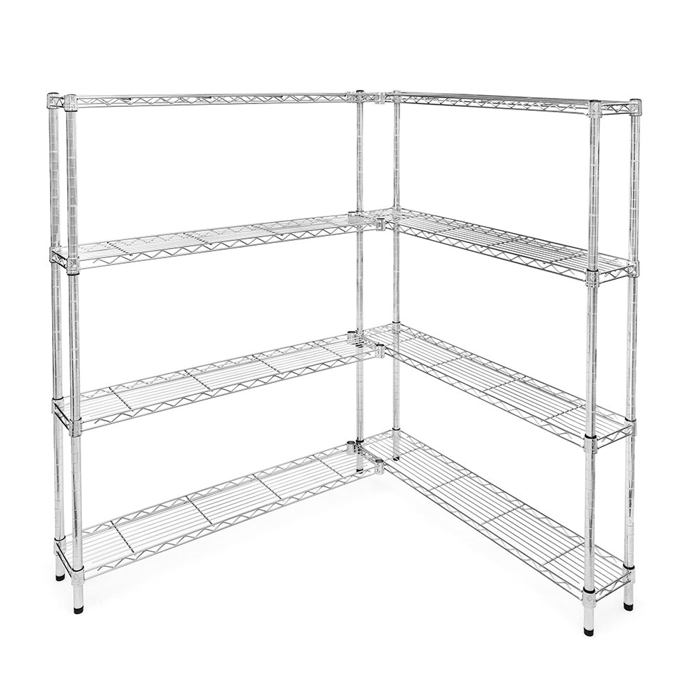 8"d x 30"w Wire Shelving Add-On Units w/ 4 Shelves