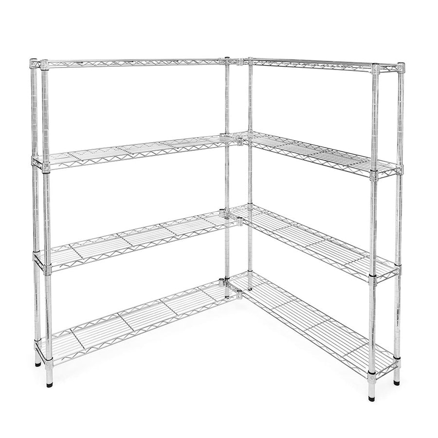 8"d x 36"w Wire Shelving Add-On Units w/ 4 Shelves