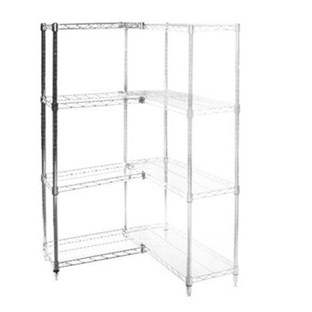 10"d x 24"w Wire Shelving Add-Ons w/ 4 Shelves