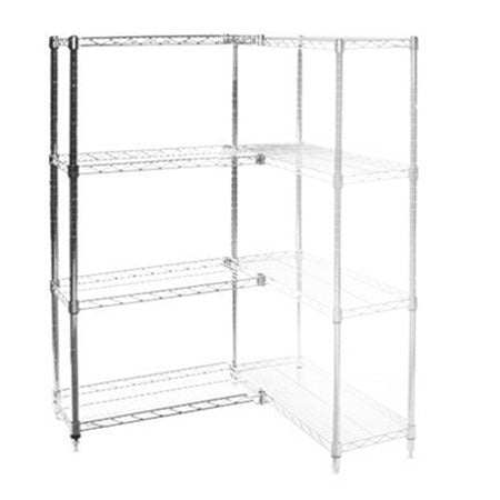 10"d x 30"w Wire Shelving Add-Ons w/ 4 Shelves