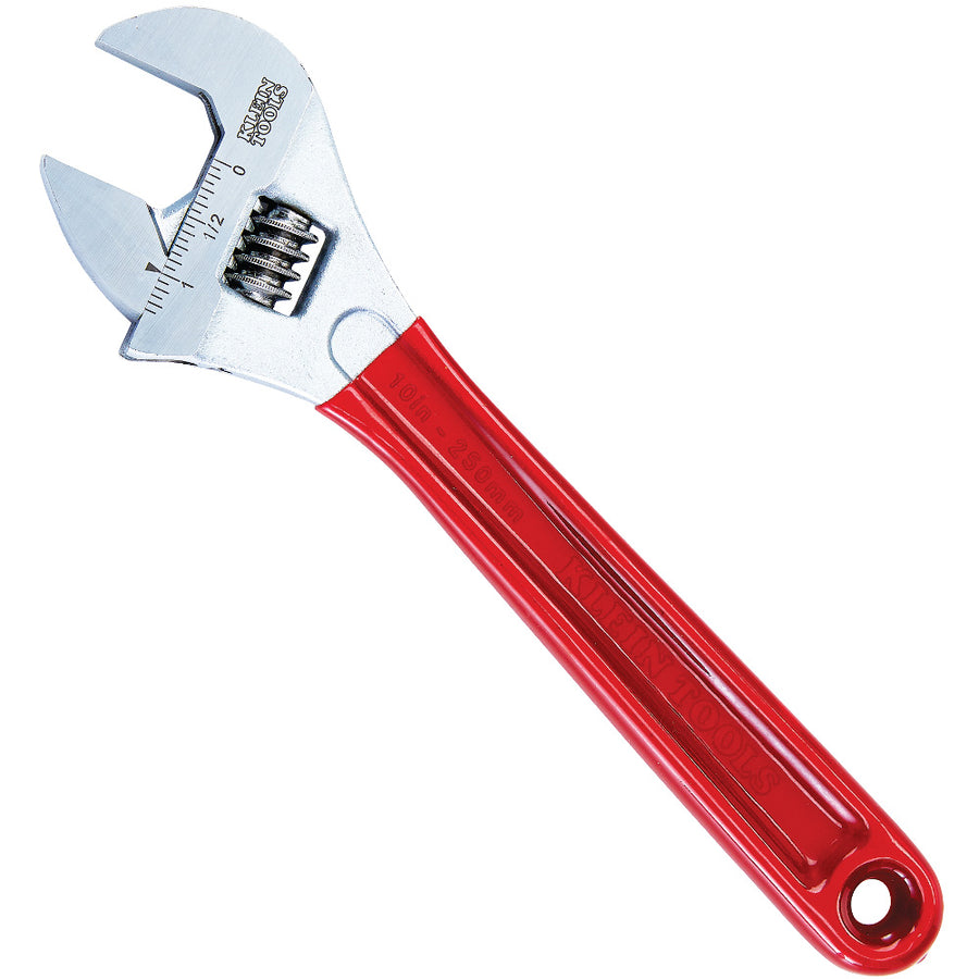 Klein Adjustable Wrench Extra Capacity, 10-Inch (D507-10)