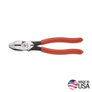 Klein Heavy-Duty Lineman’s Pliers, Thicker-Dipped Handle (HD2000-9NE)