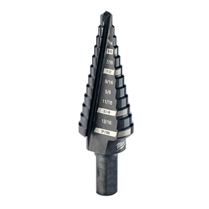 Milwaukee 3/16 in. - 7/8 in. #4 Black Oxide Step Drill Bit (48-89-9204)