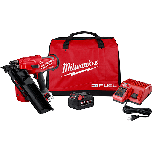 Milwaukee M18 FUEL 30 Degree Framing Nailer Kit (2745-21)