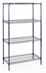 18"d x 63"h Nexelon Rust-Proof 4-Shelf Units