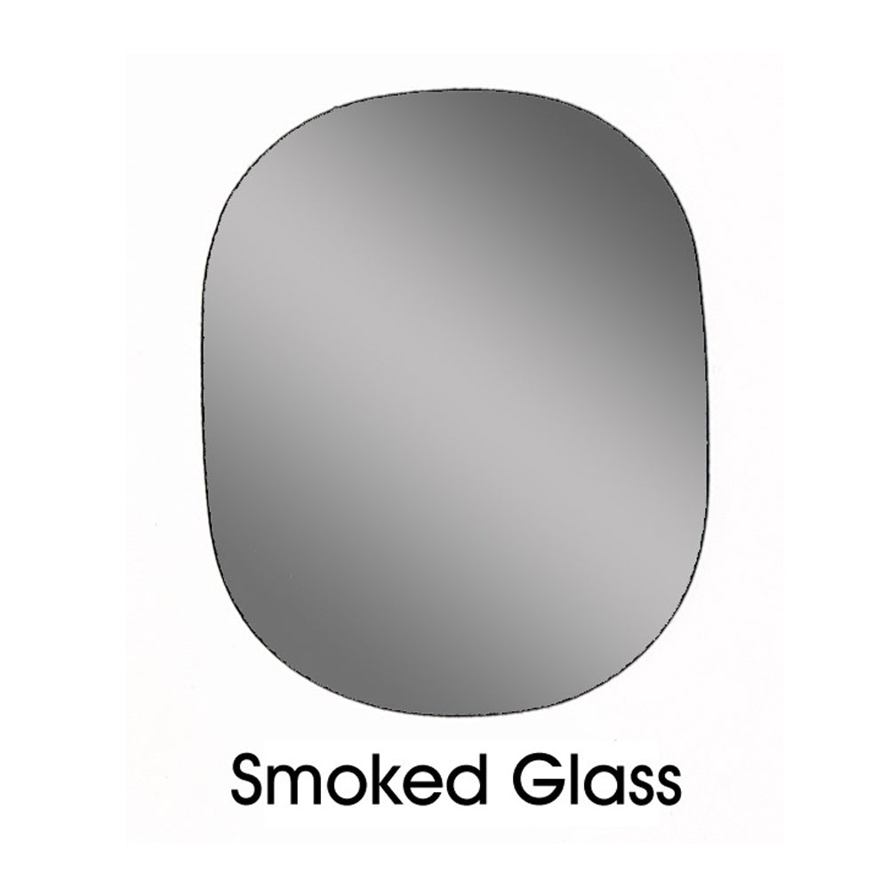 21"d Metro 5 Shelf Wire Kits - Smoked Glass