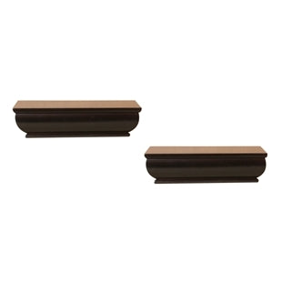 4"d x 8"w Two pack Decorative Floating Shelves