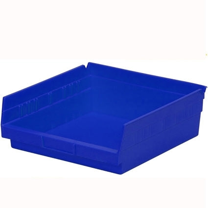 Blue 4"h Nesting Shelf Bins