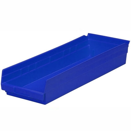 Blue 4"h Nesting Shelf Bins