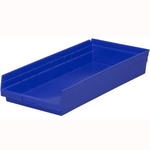 Blue 4"h Nesting Shelf Bins