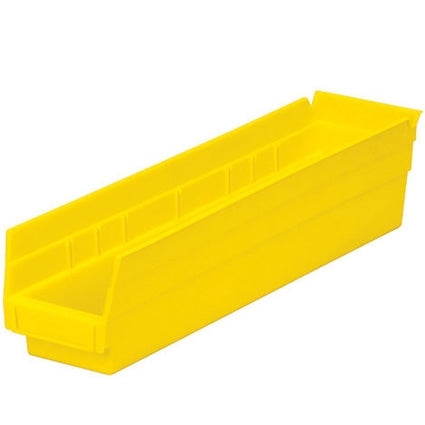 Yellow 4"h Nesting Shelf Bins