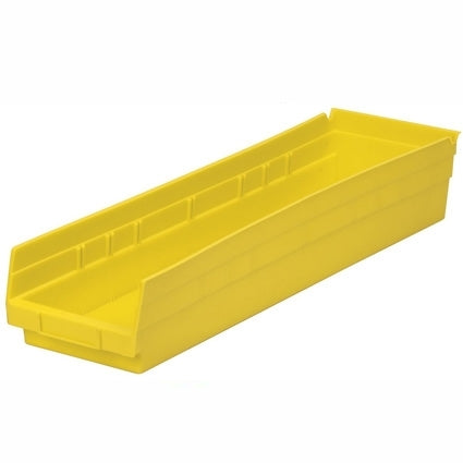 Yellow 4"h Nesting Shelf Bins