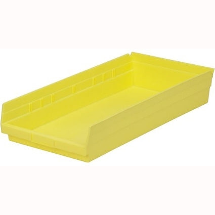 Yellow 4"h Nesting Shelf Bins