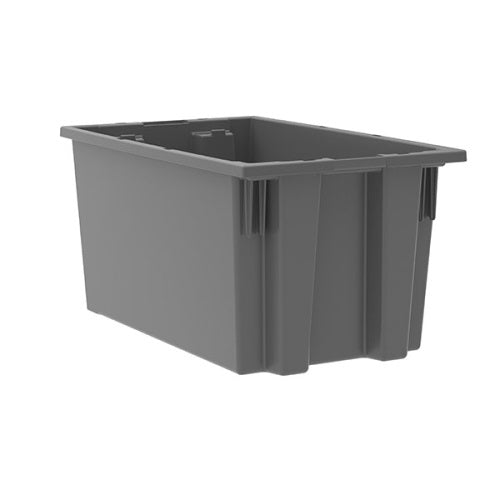 6 Akro Nest and Stack Totes - 18"d x 11"w x 9"h