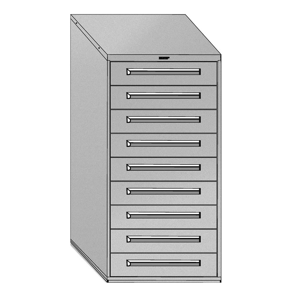 Modular Drawer Cabinets - 9 Drawers by Equipto – Shelving Inc.